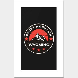 Rocky Mountain Wyoming - Travel Posters and Art